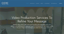 Desktop Screenshot of coreproductionsllc.com