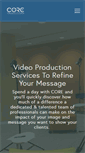 Mobile Screenshot of coreproductionsllc.com